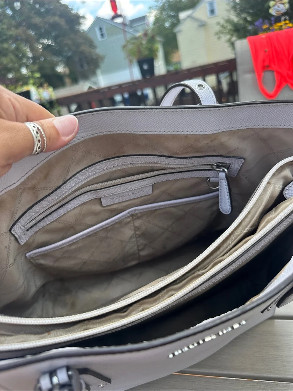 Michael Kors Light Lavender Tote Bag